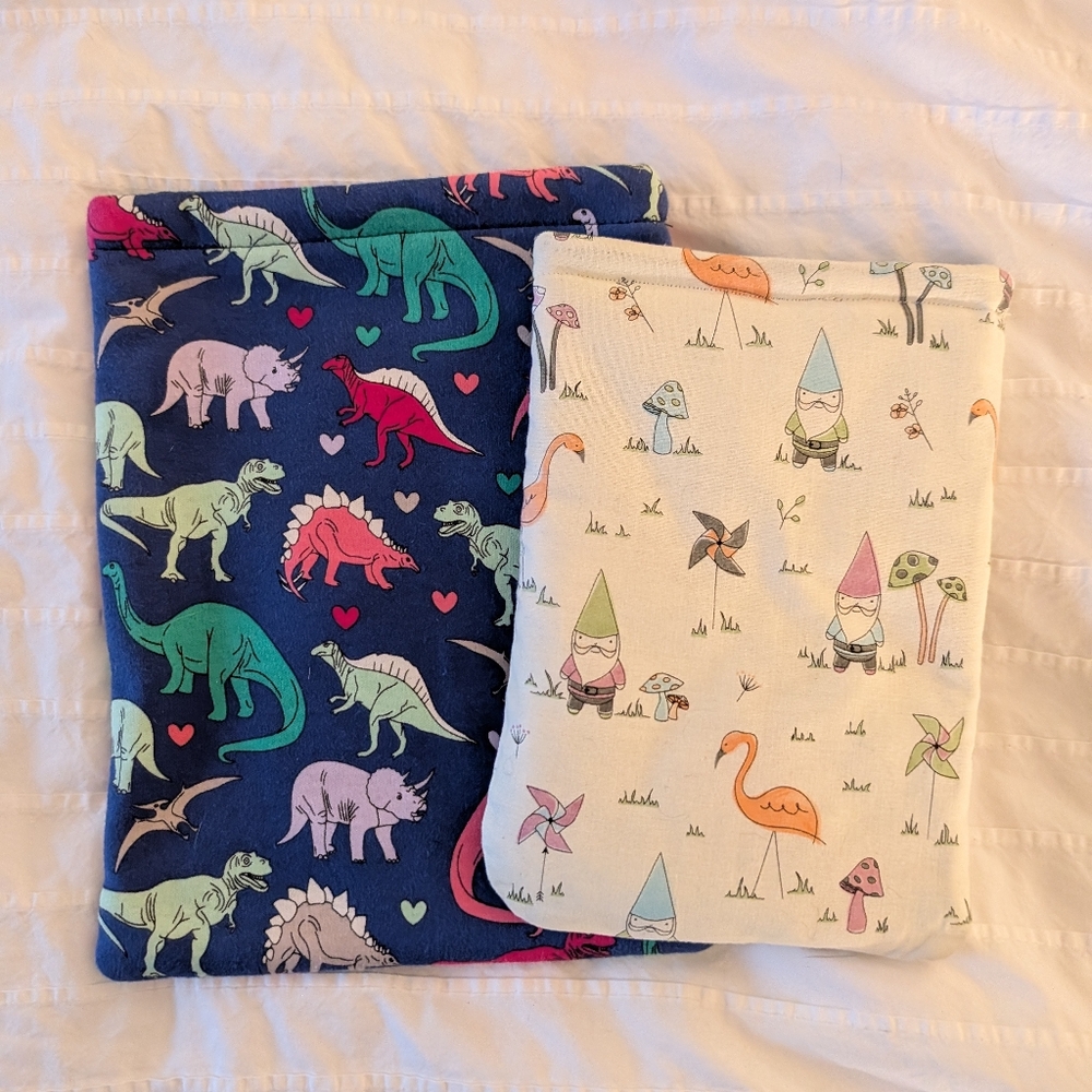 Two Tablet iPad Padded Slip Cover Sleeves